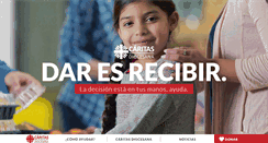 Desktop Screenshot of caritasculiacan.org